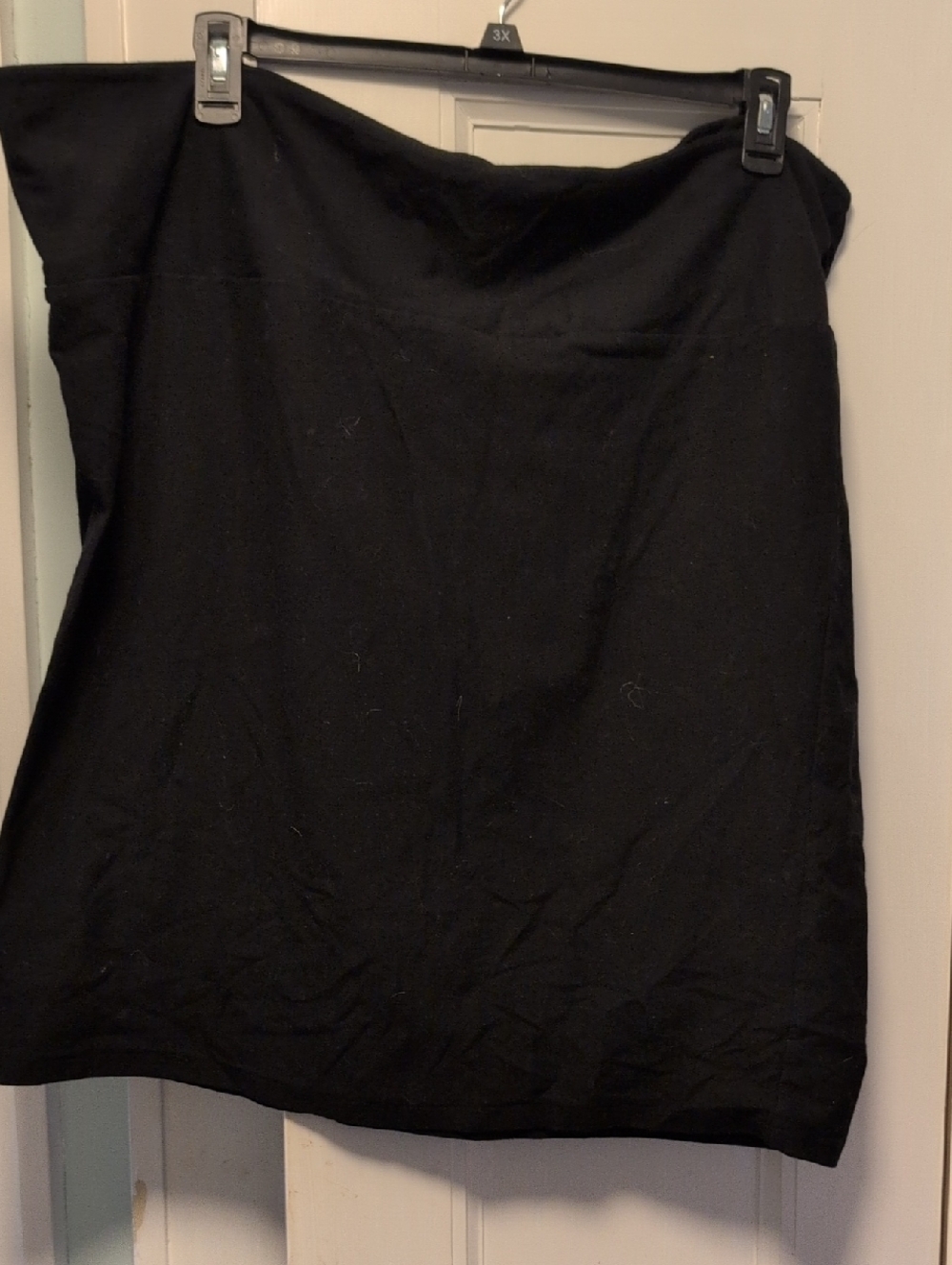 Torrid Black Ribbed Skirt